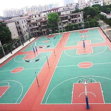 深圳坪山第二中學硅PU球場